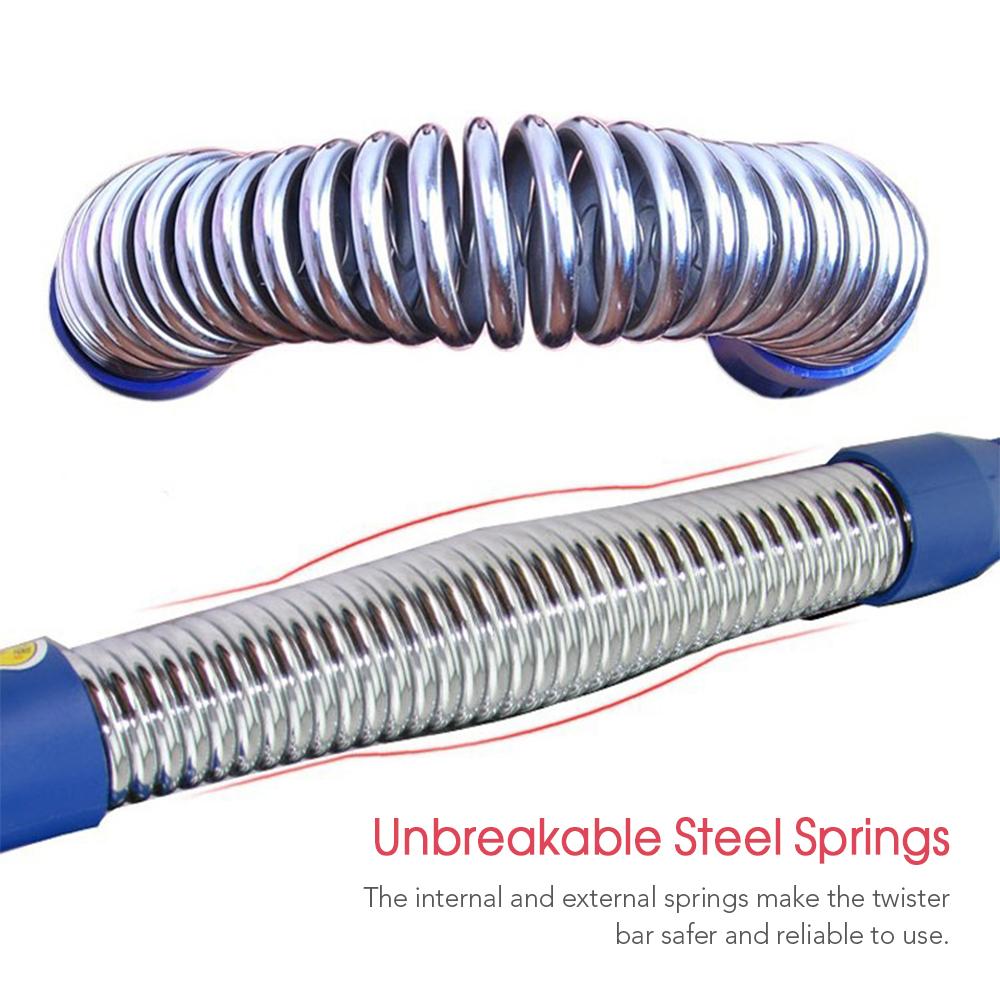 30kg Power Twister Bar Urządzenie do ćwiczenia górnej części ciała Ramiona Trening siłowy klatki piersiowej