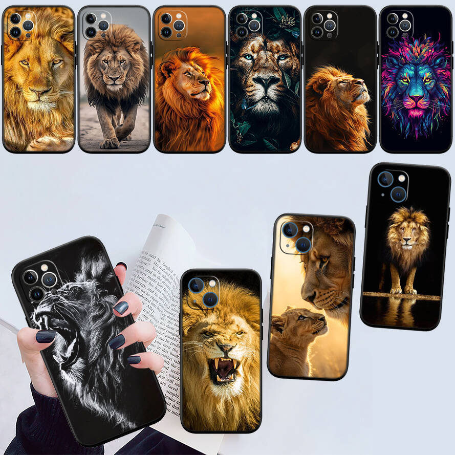 Animal lion Case for Samsung M55 M35 M15 A02 A05S A05 A06 A15 A12 A13 A10 A16 A20 A22 A24 A25 A30 A31 A32 A33 A35 A42 A50