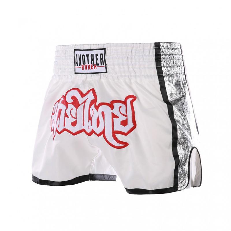 Muay Thai Shorts High Kick Style Boxing Pants Shiny Side Martial Arts Training Uniform