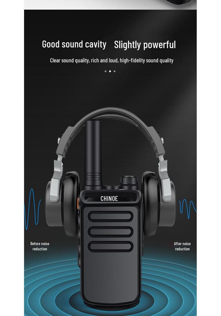 Zhongnuo D008A High-Power 10km Outdoor Walkie-Talkie for Construction and Mountain Use