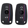Silicone Remote Car Key Shell 3 Button Case Styling Cover Fob For BMW 1 3 5 6 Series E90 E91 E92 E60 E70 E71 E72 E82 E87 E88 E89