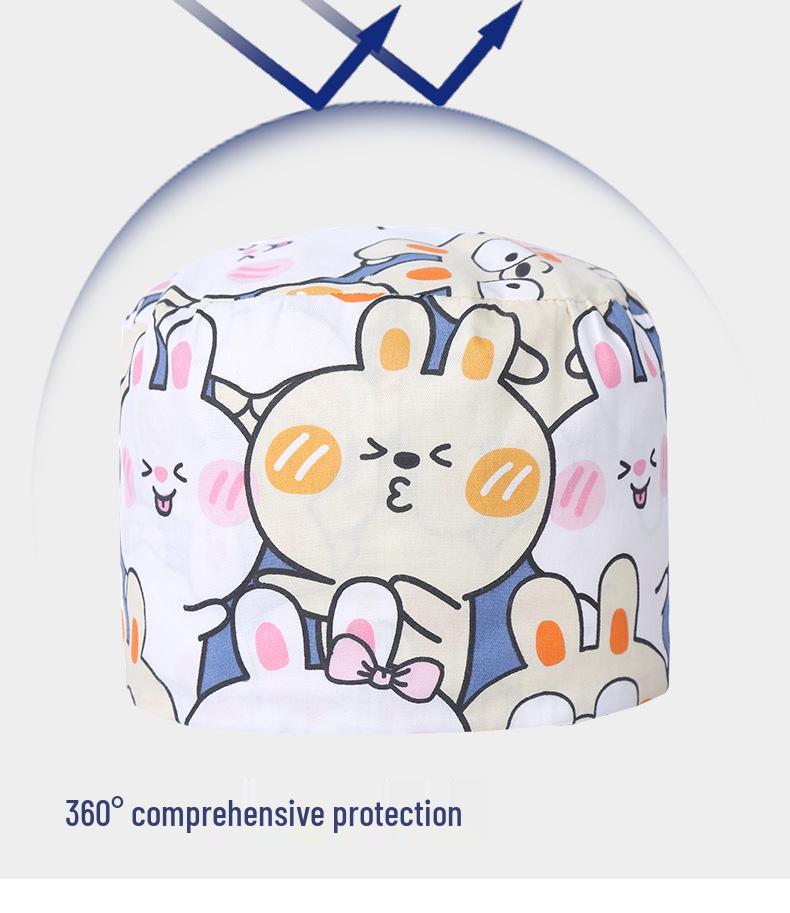 Operationsmössa för män och kvinnor – Ren bomull, Idealisk för tandsköterskor och läkare på operationssalar