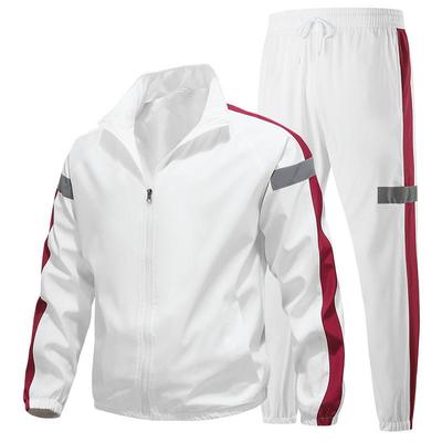 Men's Korean-Style Trendy Two-Piece Sportswear: Casual Spring and Autumn Jackets and Coats for Live Broadcasts.
