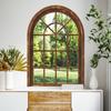 3D Fake Window Wall Stickers Removable Plants Wall Stickers for Bedroom Living Room Office Decoration Wall Decal