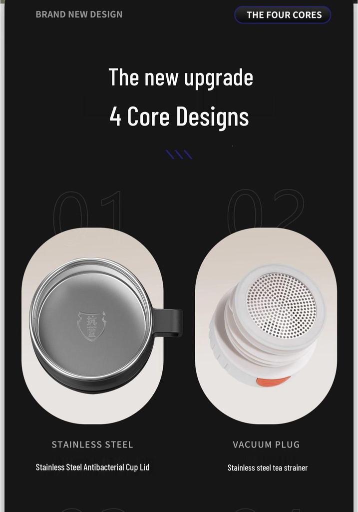 316 Stainless Steel Thermos Flask - Large Capacity, Portable Water Bottle for Travel, Outdoor & Car Use, Heat & Cold Preservation.