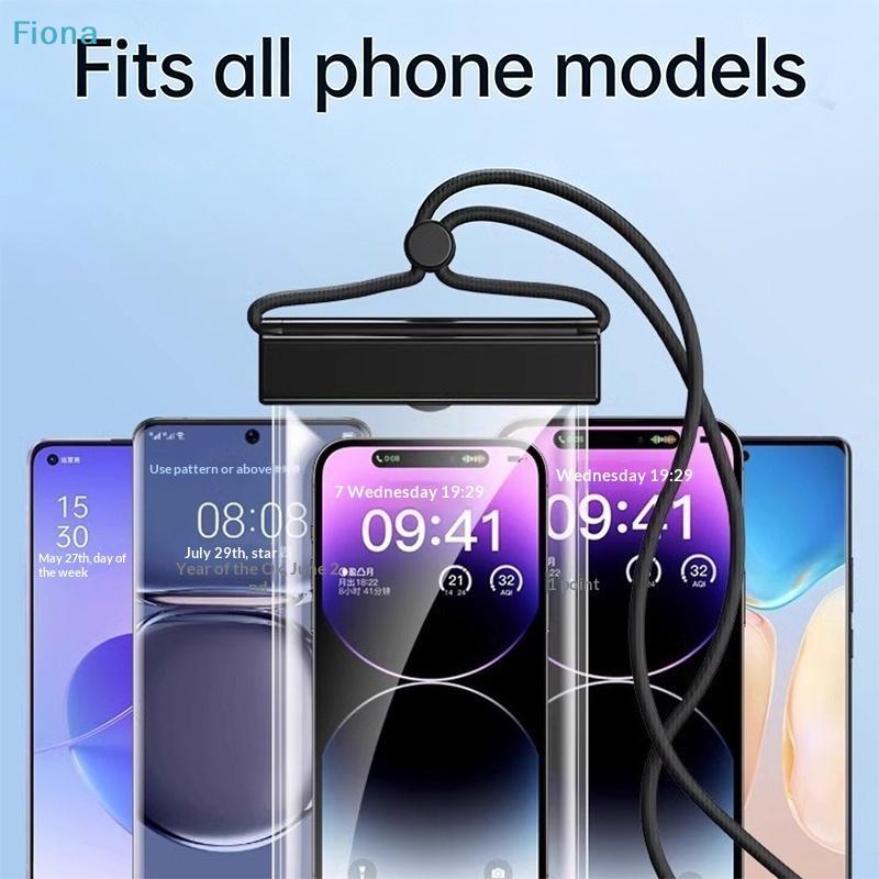 Universelle Transparente Wasserdichte Touchscreen-Handytasche Für Outdoor-Tauchen Und Schwimmen Crossbody-Handyhülle