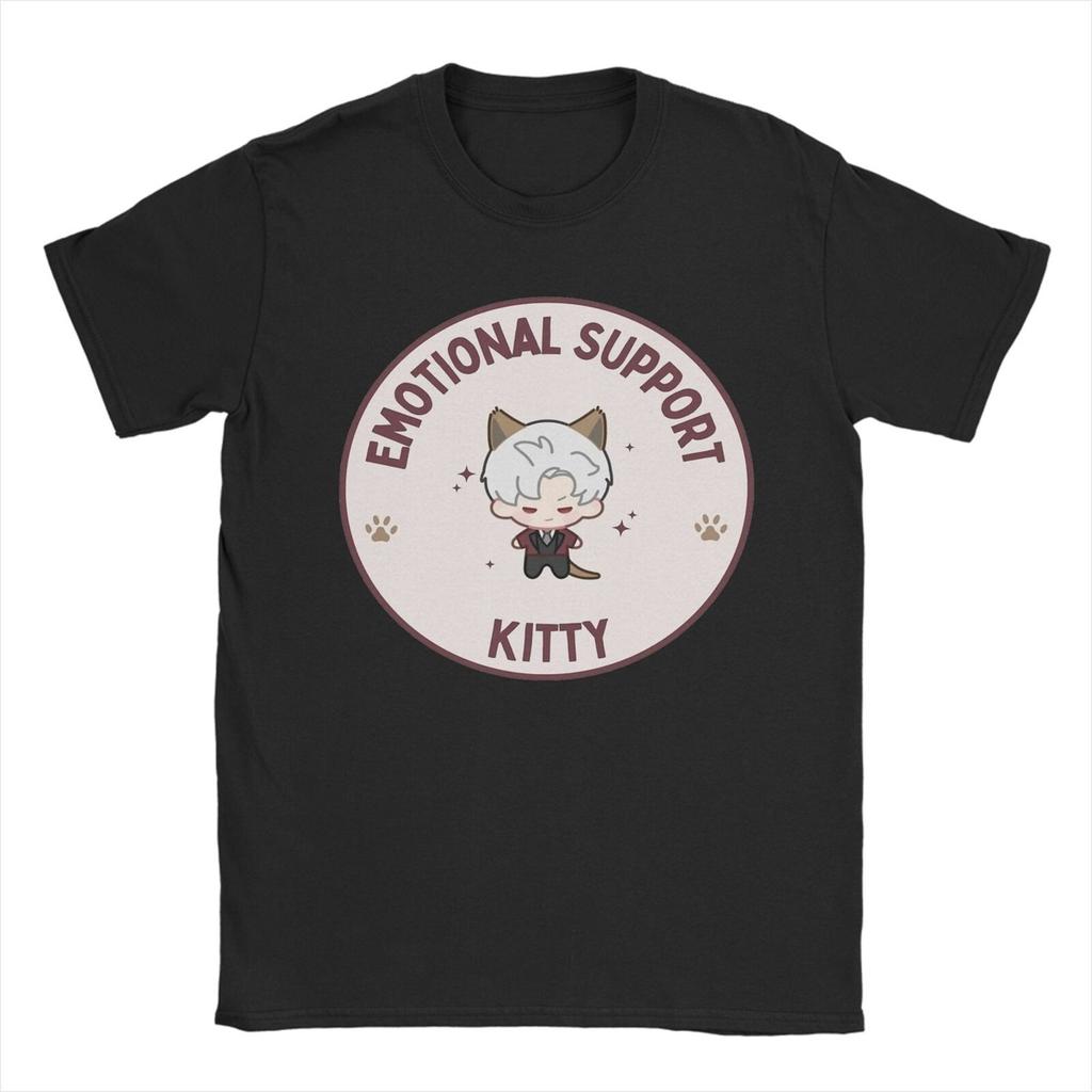 Men T-Shirt Love And Deepspace Rafayel Caleb Zayne Vintage 100% Cotton Tee Shirt Short Sleeve T Shirt Round Neck Clothes 4XL 5XL