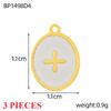 3PCS/LOT CARLIDANA Gold Plated Enamel Charms, Sun Star Boots Halloween Pendants, Stainless Steel DIY Jewelry With Clasp