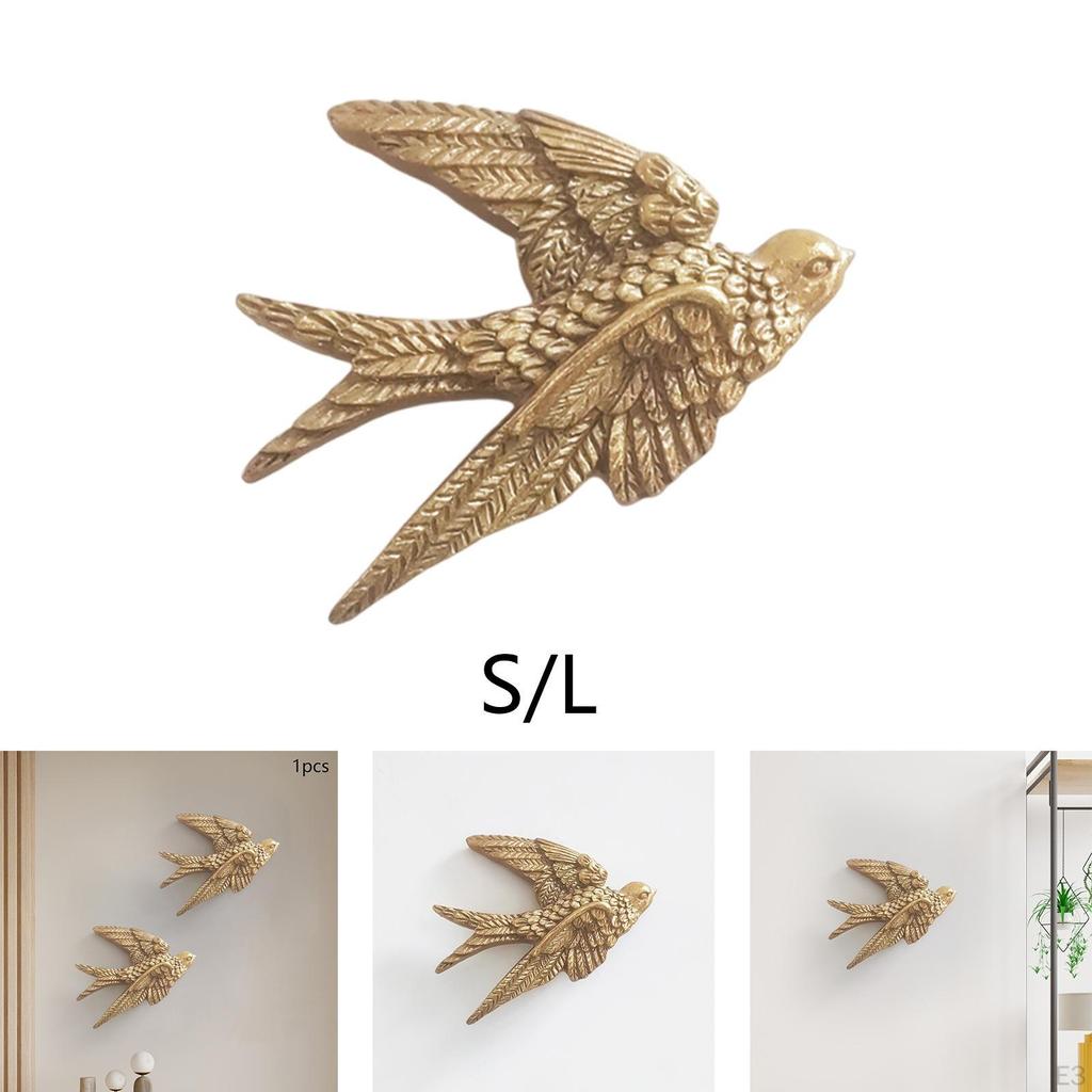 Graciös svalaskulptur Elegant fågelstatyett Heminredningsaccent