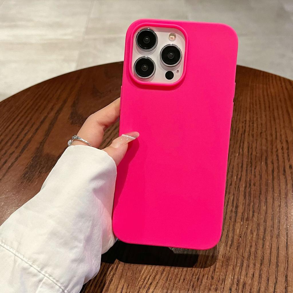 Simple and High End Frosted Large Hole Apple 16 Mobile Phone Case Iphone15promax Protective Case 14pro13 12XR