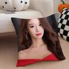 singer sexy PPark Jiyeon Cushion Cover Throw Pillow Cover Hidden Button Durable Polyester Chair Cushion