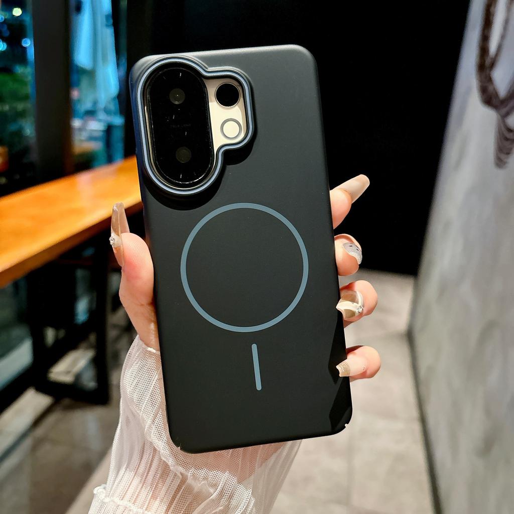 Luxe Mat Hard PC Magnetische Case Voor VIVO X200 X100 X90 S30 S20 S19 IQOO 13 12 Pro Mini Ultra Voor Magsafe . Ultra Dunne Cover