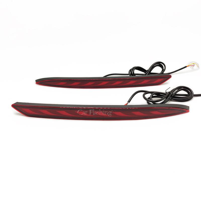 For Geely Coolray Proton X50 2018 2019 2020 2021 LED Rear Bumper Reflector Light Car Turn Signal Tail Light Brake Warning Lamp