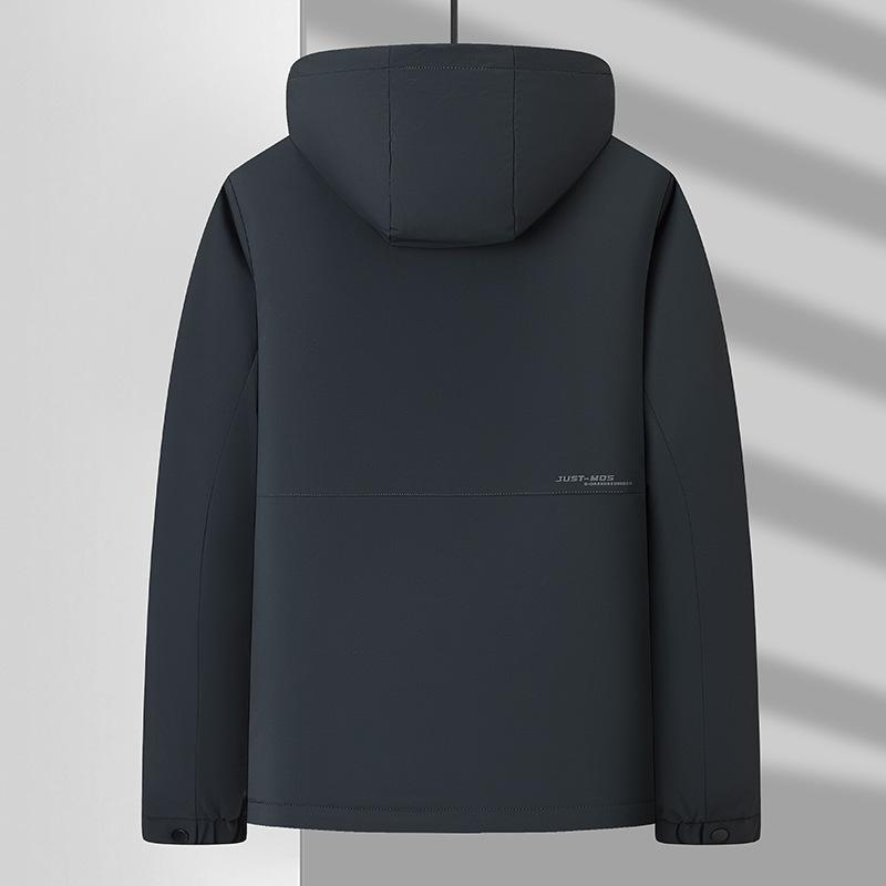 Winter Daunenjacke Herren Mittleren Alters und Ältere Warm und Kalt Kapuzenjacke Freizeitjacke