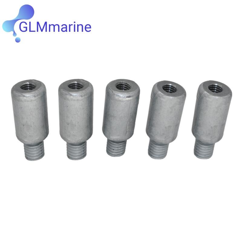 5 Pcs Zinc Saltwater Anode For Volvo Penta 2001 2002 2003 275 280 290 AD AQ AQAD BB D4 D5 D6 D7 D8 D9 D11 D12 DP 3838499 18-6001