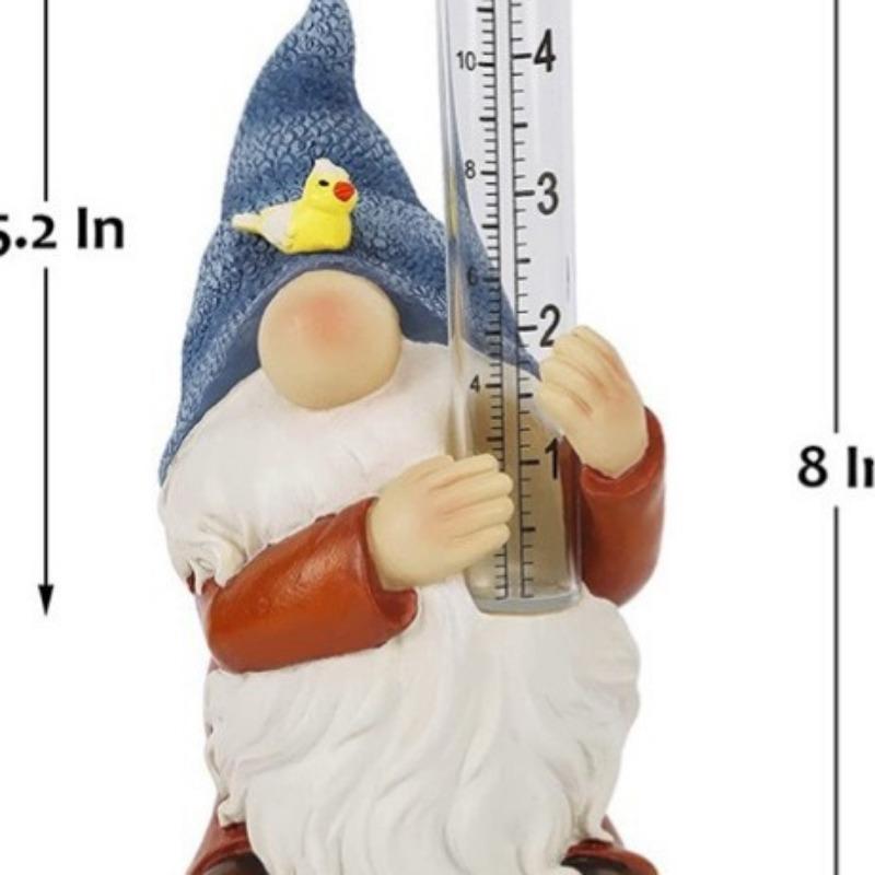 Test Tube Rain Gauge Dwarf Garden Design Decorative Resin HandicraftsGarden Ornaments Design Outdoor Ornaments