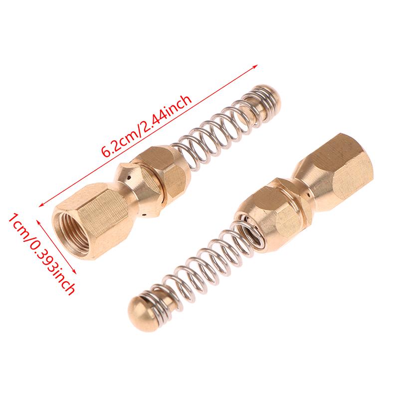 Myjka wysokociśnieniowa Dysza do czyszczenia kanalizacji Kanalizacja Drenaż Akcesoria 1/8 cala Stal nierdzewna Szybkozłączka Dysza do węża drenażowego Narzędzia