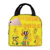 Custom M-Mikecracks Insulated Lunch Bag for Women Men Portable Cute Thermal Cooler Lunch Box School