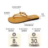 Korean Version of Niche Flip-flops Women's Outer Wear 2025 Summer New Casual Toe Soft-soled Slippers Beach Vacation Sandals
