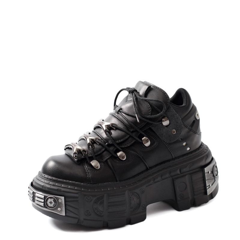 New Women's Russian Supply Heavy Metal Punk Sneaker Platform Shoes Men