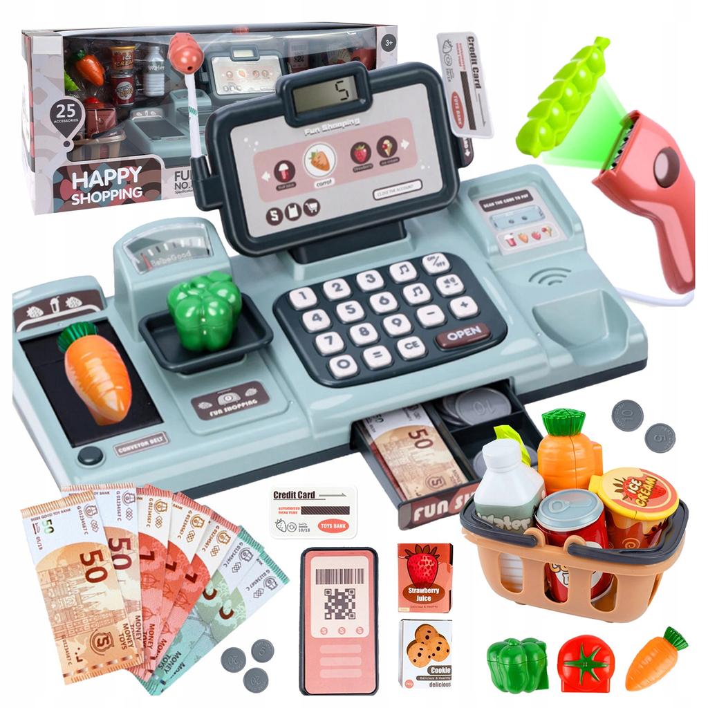 [PACZB] Electronic Cash Register with 25-Electric Scanner and LED Sound Z3052