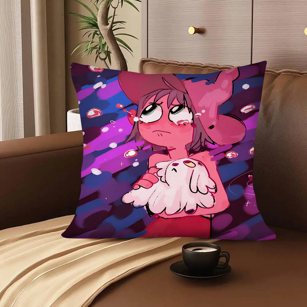 Anime T-The Midnight Gospel Pillow Case Square Pillow Bedroom Sofa Leisure Comfort Cushion Car Living Room Home Decoration