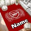 Tappeto Personalizzato con Nome Squadra di Calcio F.C, Tappeto Versatile per Arredamento Casa, per Sala Giochi, Appartamento, Balcone, Ingresso, Corridoio Regalo
