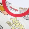 Tom and Jerry Pajama Mesh Short Sleeves Cropped Baby Size 100 Set, Jersey, All-Over Print, + Length, Pajamas, Off-White, (Product Code 215142705)