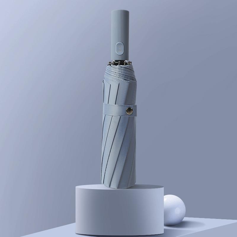 Xiaomi Automatischer Regenschirm Sonnenschirm für Männer und Frauen 10 Schirmstäbe Schwarzer Kleber Sonnenschutz Anti-Ultraviolett Sonnenschirm Heiß