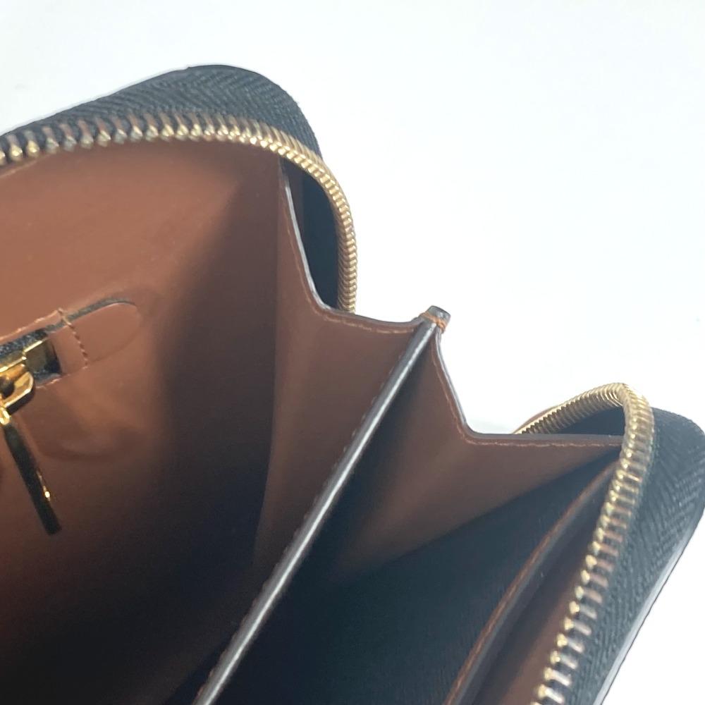 BURBERRY TB logo Bag Cluch Bag Pouch Clutch bag Leather/Canvas Brown