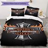 Harley Davidson Skull Gun Bedding 1 Duvet Cover 2 Pillowcase Without Core Without Core Christmas Birthday Gift Soft And Comfortable