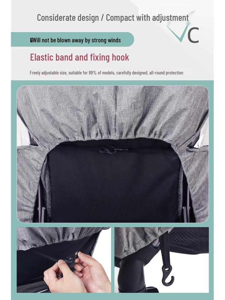 Universal Windproof & Warm Rain Cover for Baby Strollers