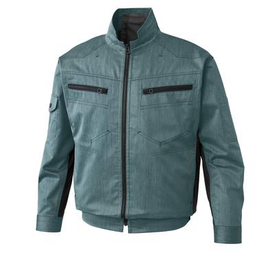 Air Conditioned Fujin Clothing Long Sleeve Blouson KU93900 Green M SUN-S [Clothing Only]