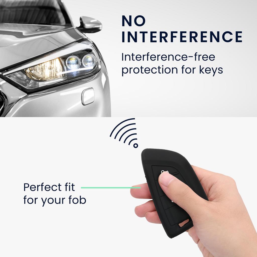 kwmobile Key Cover for BMW 3-Button Car Key Smart Key Case - Protective Case