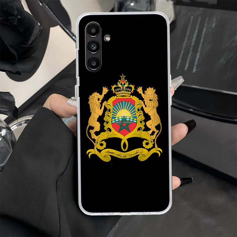 Morocco Flag Phone Case for Samsung Galaxy A17 A16 A26 A36 A56 A15 A14 A13 A12 A55 A54 A53 A25 A24 A23 A35 A34 A33 A05S A04S Gal