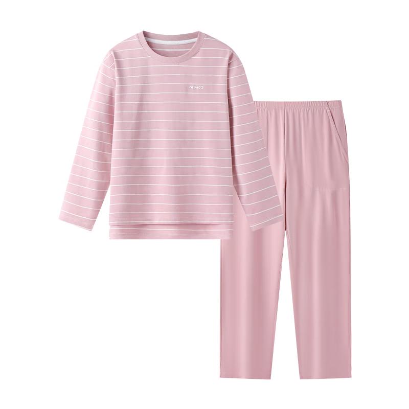 YEEHOO Lyocell Blend Striped Kids Pajama Set 175