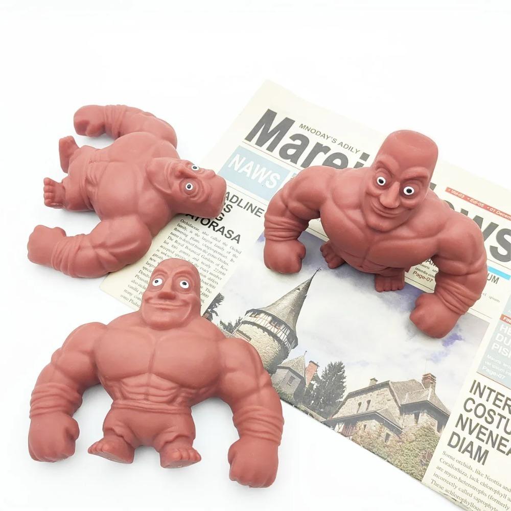 Nový Squishy Produkt Zábavný Písek Sval Dřevěný Panáček Kreativní Transformace Antistresový Písečný Sáček Senzorická Hračka Překvapivý Dárek