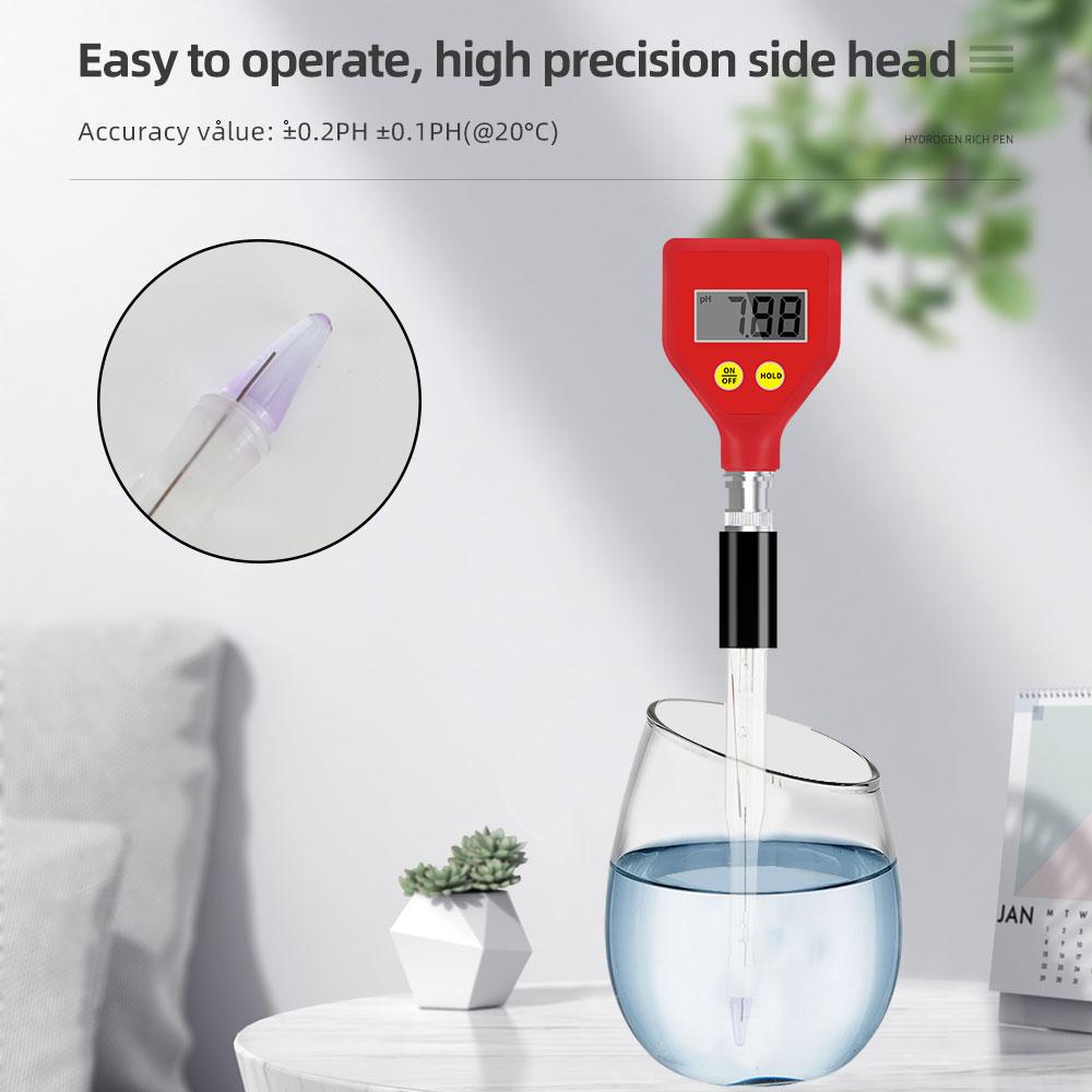 PH-98108 pH-Meter Scharfe Glaselektrode Messbereich 0,00 bis 14,00 pH für Wasser Lebensmittel Käse Milch Boden pH-Test 40% Rabatt