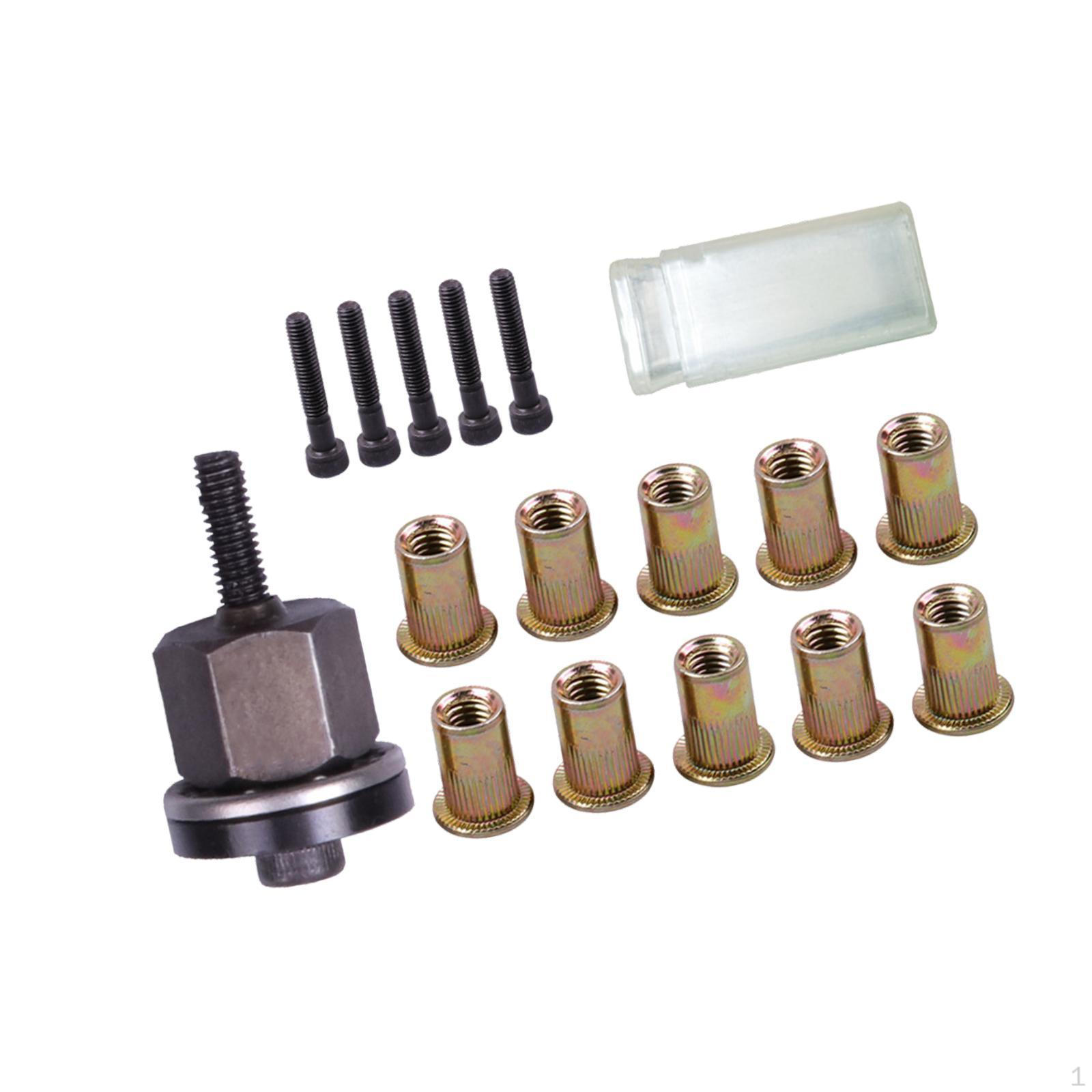 

Ручной инструмент для заклепок и гаек, адаптер для дрели, простая в использовании переносная вставка M3 M12, замена M4