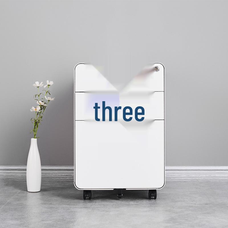 Mobile Metal Filing Cabinet with Lock - Under Desk Office Storage Drawer