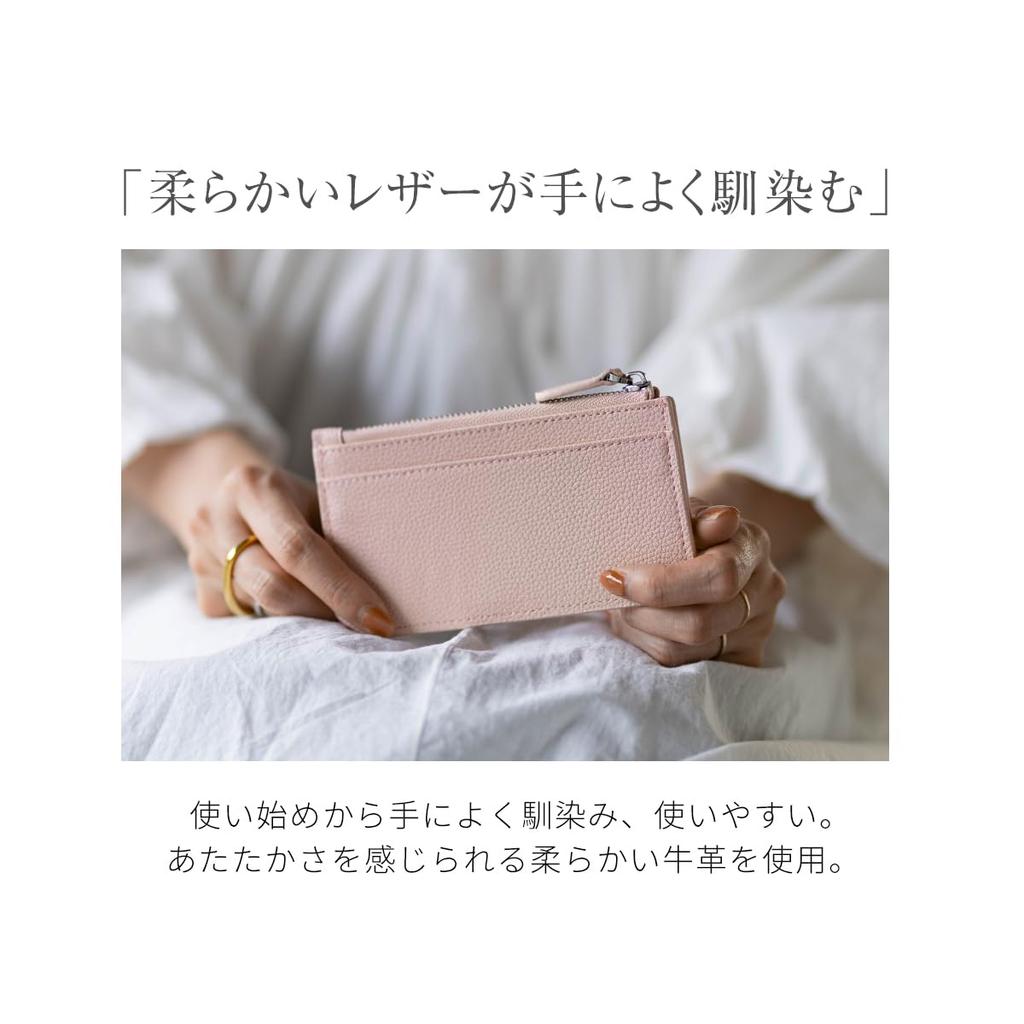 HIGH FIVE Étui pour Fragment, Portefeuille Fin en Cuir de Vachette avec Porte-Cartes, Porte-Monnaie et Soufflet, Portefeuille Intelligent pour Hommes et Femmes, Noir