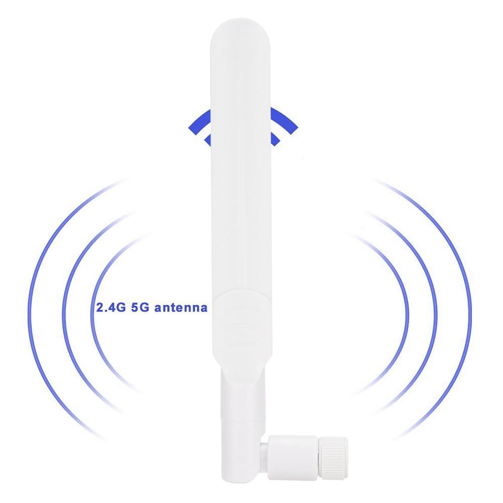 2.4G5G5.8G Dual Band Wireless WiFi Antenna For ASUS Router Omnidirectional Antenna(White)