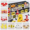 Isolation Fence Mini Road Construction Fence DIY Highway Construction Scene Model  Scene Props