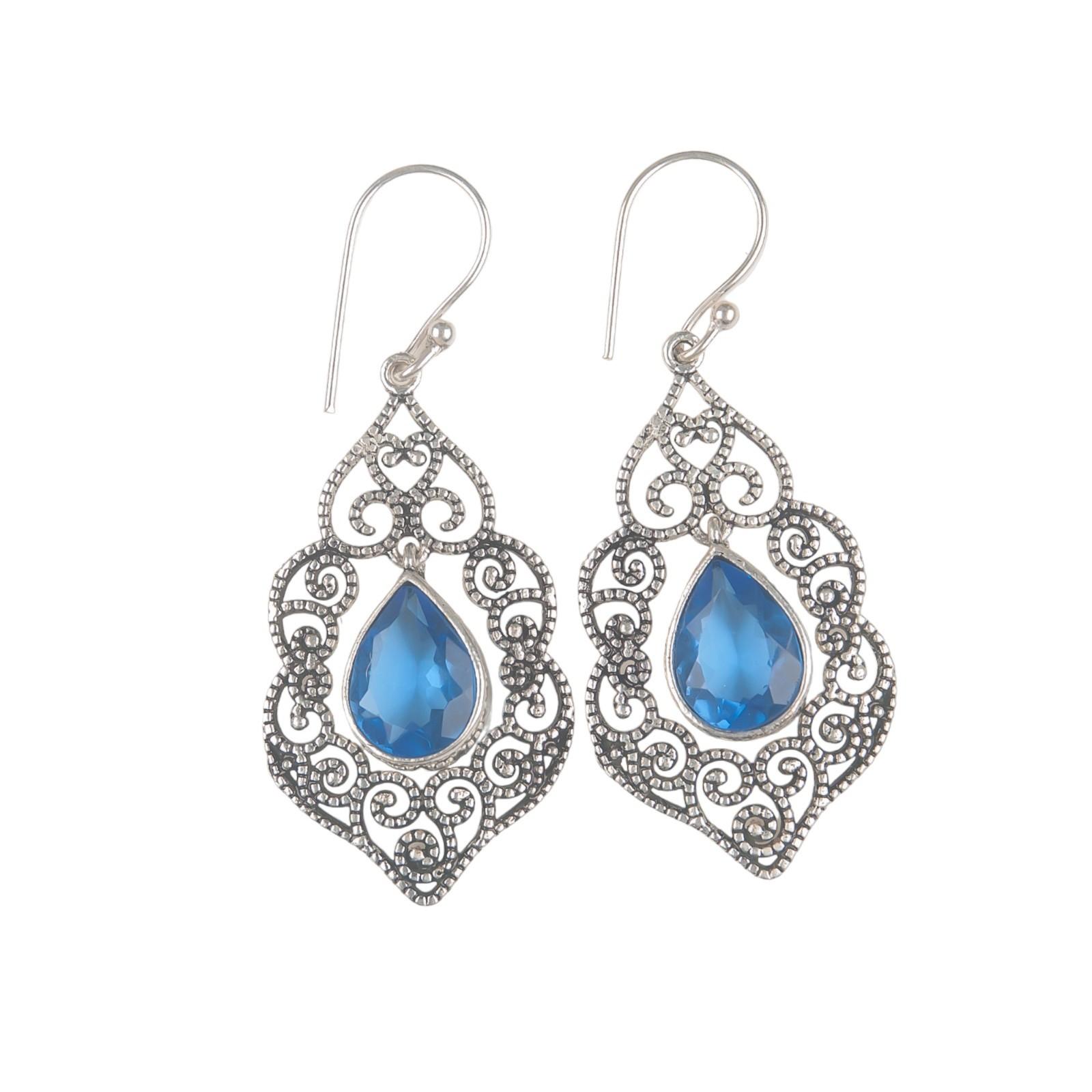 

Танзанит Драгоценный камень 925 Стерлинговое серебро Ювелирные изделия Ручной работы Серьги 2,33 Для женщин CE-10-6