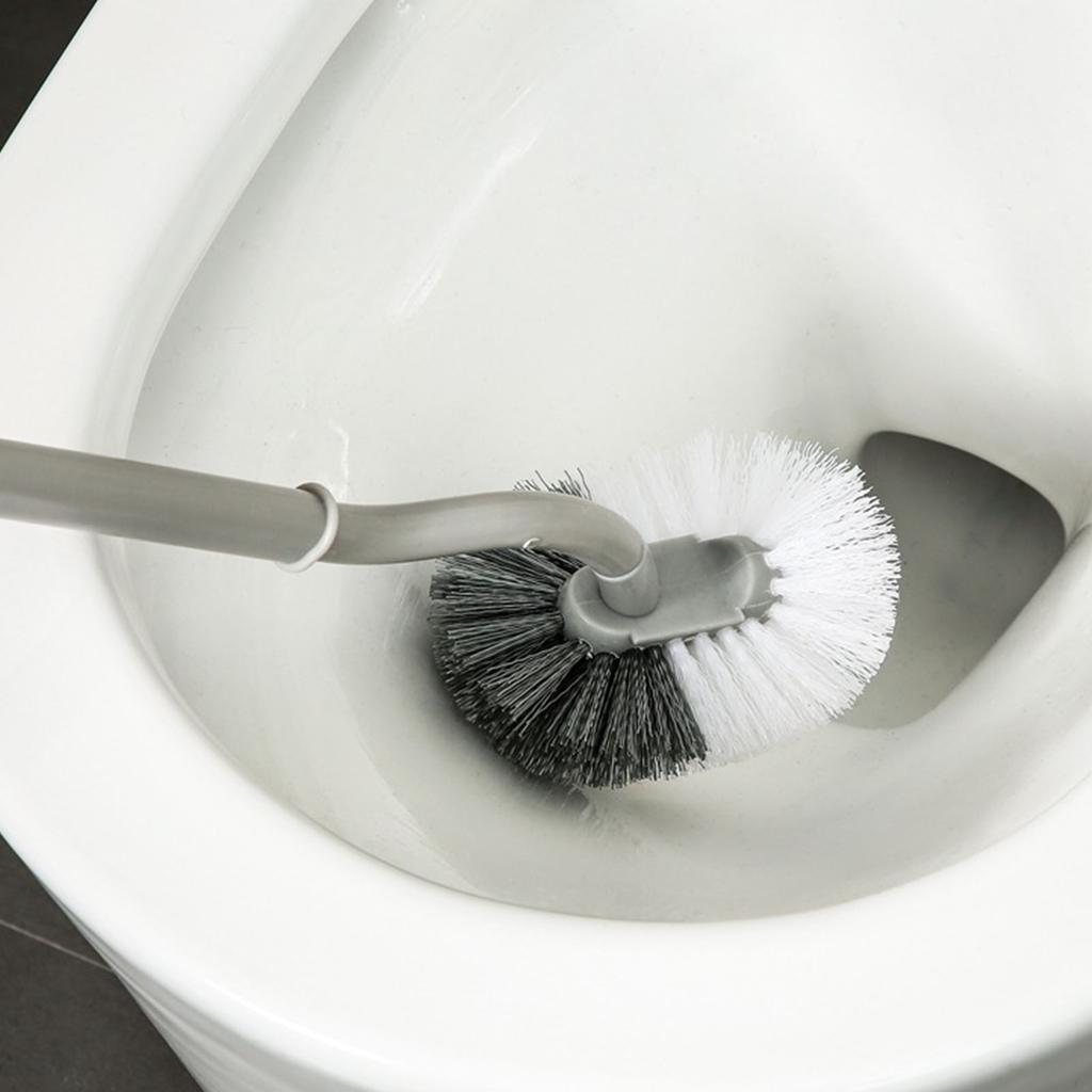 Curved Toilet Cleaning Brush Ing Strong Decontamination Handle Curved Toilet Brush for Bathroom