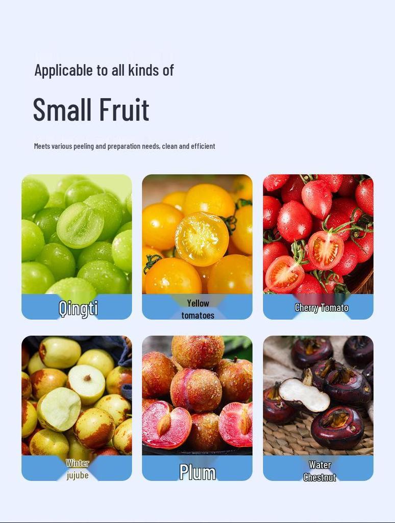 Automatic Fruit, Vegetable & Garlic Peeler Machine