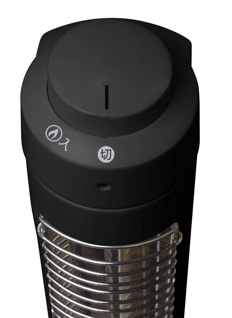 TEKNOS Slim halogenový ohřívač 300W s háčkem na šňůru černý PH-318K
