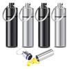 New Mini Waterproof Portable Pill Case Organizer Keychain Box Travel EarPlug Container Bottle with Keyring for Medicine Holder