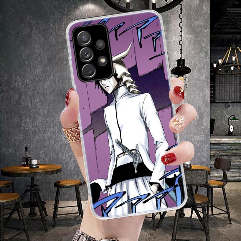 Bleach Ulquiorra Cifer 4 Soft Phone Case For Samsung Galaxy A12 A22 A32 A52 A72 A02S A51 A50S A71 A70 A31 A20S Note 20 Ultra S10