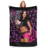 AJ Lee Wrestling Divas Flannel Blanket Warm Soft Throw Blanket for Living Room Airplane Travel Print Bedspread Sofa Bed Cover